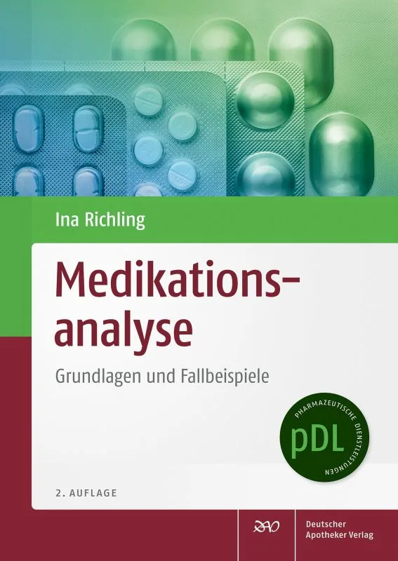 Buchcover: Medikationsanalyse – Grundlagen und Fallbeispiele, 2. Auflage